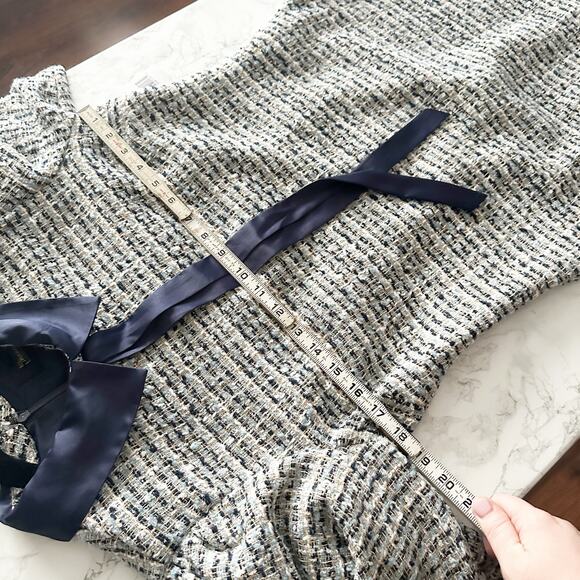 Alexia Admor Navy and White Tweed Mini Dress - Picture 3 of 16